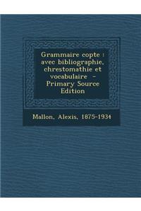 Grammaire Copte