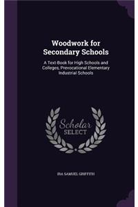 Woodwork for Secondary Schools