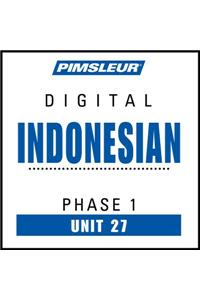 Pimsleur Indonesian Level 1 Lesson 27 MP3