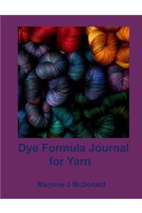 Dye Formula Journal For Yarns