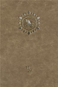 Monogram Capricorn Journal