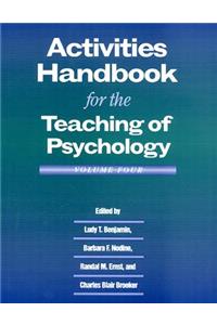 Activities Handbook for the Teaching of Psychology