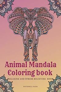 Animal Mandala coloring book Relaxing and Stress Relieving book