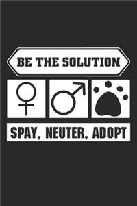 Be the solution Spay Neuter Adopt