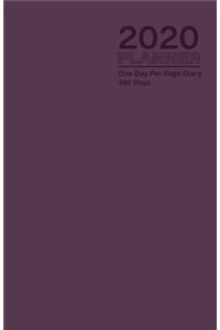 2020 Planner - One Day Per Page Diary 366 Days