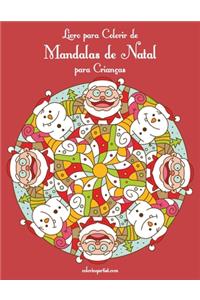 Livro para Colorir de Mandalas de Natal para Crianças
