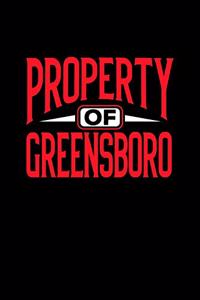 Property of Greensboro: 6x9 - notebook - 120 pages - lined