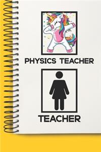 Physics Teacher Awesome unicorn Tutor Gift For Best Physics Teacher A beautiful personalized