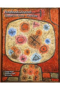 Notebook/Journal - Flowers in Stone - Paul Klee