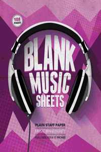 Blank Music Sheets