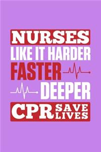 Nurses Like It Harder, Faster, Deeper CPR Saves Lives