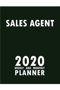 Sales Agent 2020 Weekly and Monthly Planner