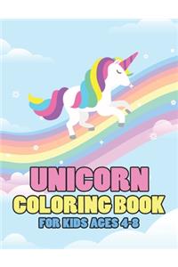 Unicorn Coloring Book for Kids Ages 4-8