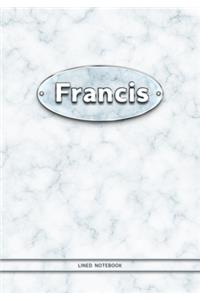 Francis - Lined Notebook