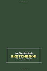 AmyTmy Notebook - Sketchbook - 400 pages - 5 x 8 inch - Matte Cover