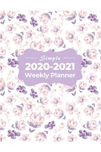 Simple 2020-2021 Weekly Planner