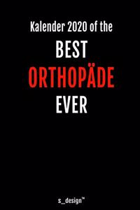 Kalender 2020 für Orthopäden / Orthopäde / Orthopädin