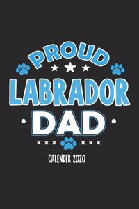 Proud Labrador Dad Calendar 2020