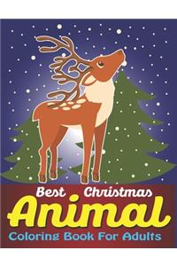 Best Christmas Animal Coloring Book for Adults