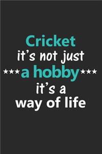 Cricket It's Not Just a Hobby It's a Way of Life