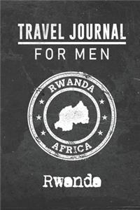 Travel Journal for Men Rwanda