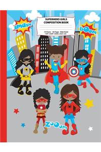 Superhero Girls Composition Book