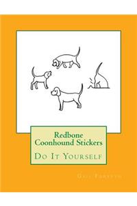 Redbone Coonhound Stickers