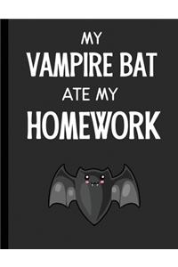 My Vampire Bat Ate My Homework