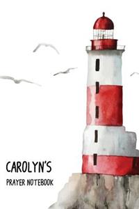 Carolyn's Prayer Notebook