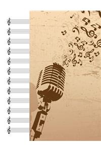 Blank Music Sheets Notebook
