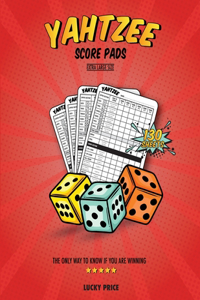 YAHTZEE Score Pads: 130 Sheets for Score keeping - Yahtzee Score Cards with Size 8,5 x 11 inches