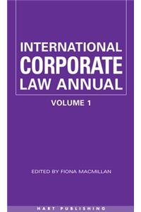 International Corporate Law - Volume 1