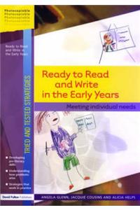 Ready to Read and Write in the Early Years