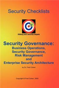 Security Governance Checklists