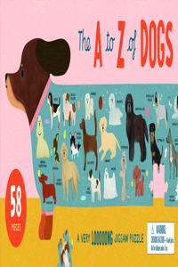 A to Z of Dogs 58 Piece Puzzle