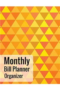 Monthly Bill Planner Organizer