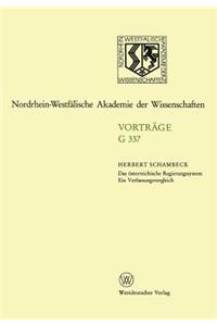Das Österreichische Regierungssystem Ein Verfassungsvergleich