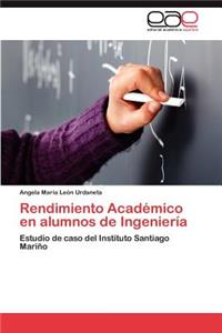 Rendimiento Academico En Alumnos de Ingenieria