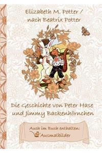 Geschichte von Peter Hase und Jimmy Backenhörnchen (inklusive Ausmalbilder, deutsche Erstveröffentlichung! )