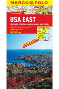 USA East Map