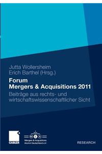 Forum Mergers & Acquisitions 2011