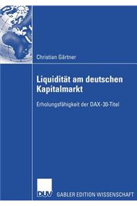 Liquidität Am Deutschen Kapitalmarkt