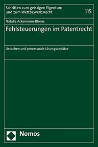 Fehlsteuerungen Im Patentrecht