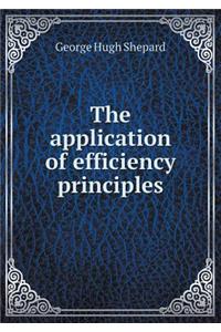 The Application of Efficiency Principles