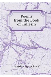 Poems from the Book of Taliesin