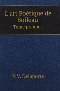 L'art Poetique de Boileau