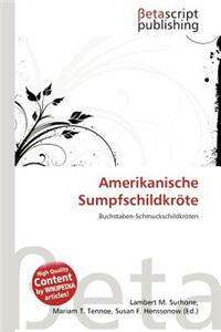 Amerikanische Sumpfschildkr Te