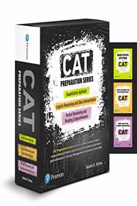 CAT Preparation Series | Quantitative Aptitude, Logical Reasoning and Data Interpretation, Verbal Ability and Reading Comprehension Combo | By Pearson
