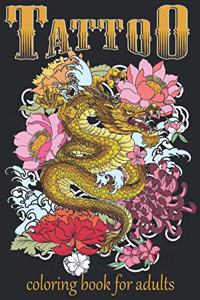 Tattoo Coloring Book For Adults