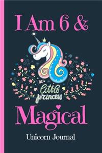 Unicorn Journal I Am 6 & Magical